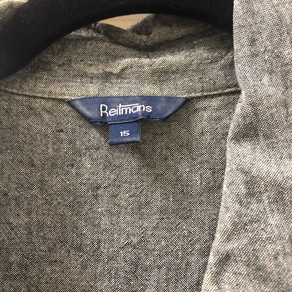 Grey sleeveless dress size 15 - Picture 2 of 5